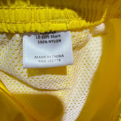 Properly Tied Suzy Short Girls YM Yellow Nylon Mesh Lined Preppy NWT6