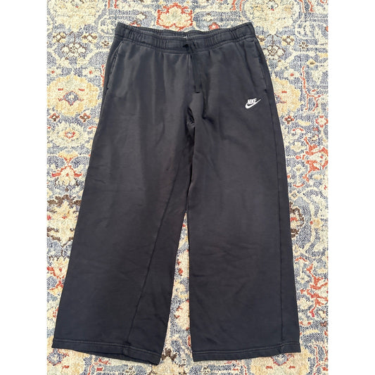 Nike Wide Leg Sweatpants Womens XL Black Phoenix Fleece High Rise0