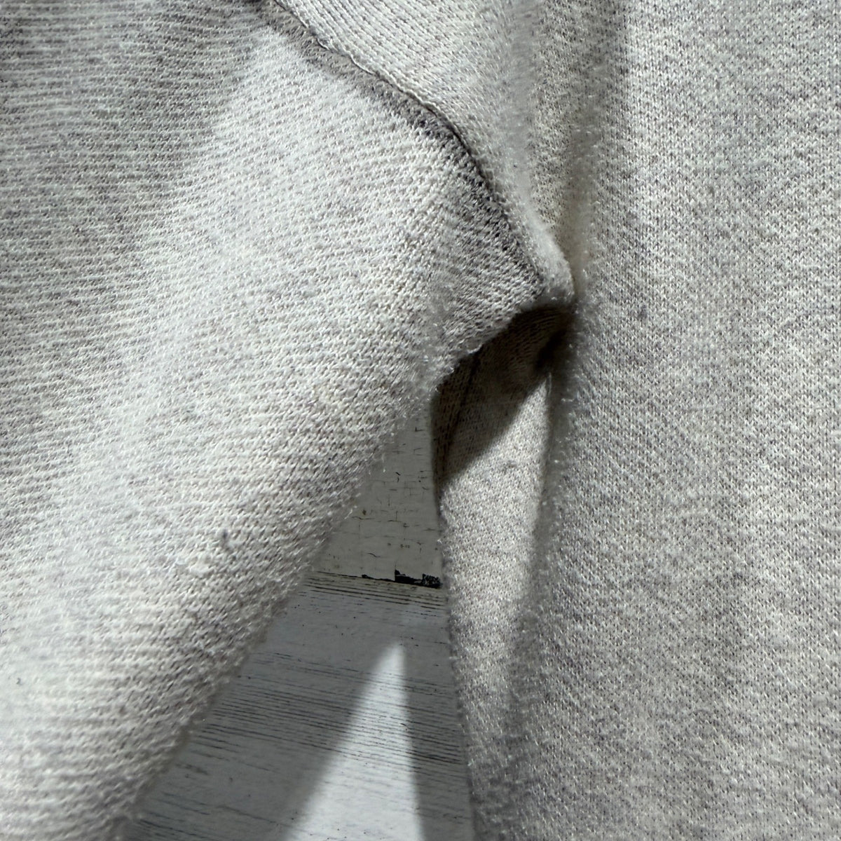Tahari Longline Zip Hoodie Sweater Women M Oatmeal Cotton Blend Casual GUC*2