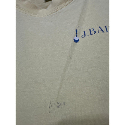 J. Bailey Graphic Tee Boys Size 7 Yellow Fishing Bobber Short Sleeve *Flawed*1