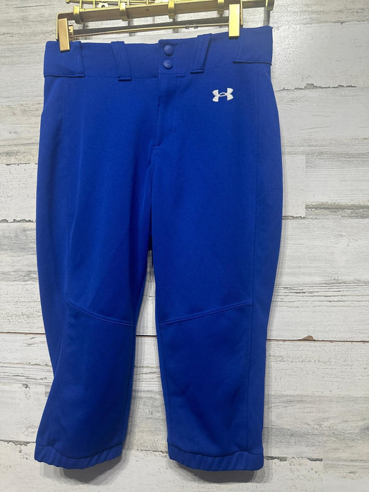 Under Armour Softball Pants Women Small Blue Cropped Knickers EUC0