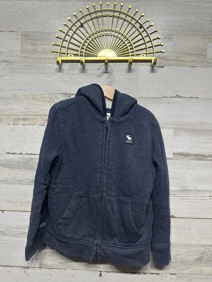 Abercrombie Kids Hoodie Kids 7/8 Navy Sherpa Lined Full Zip0