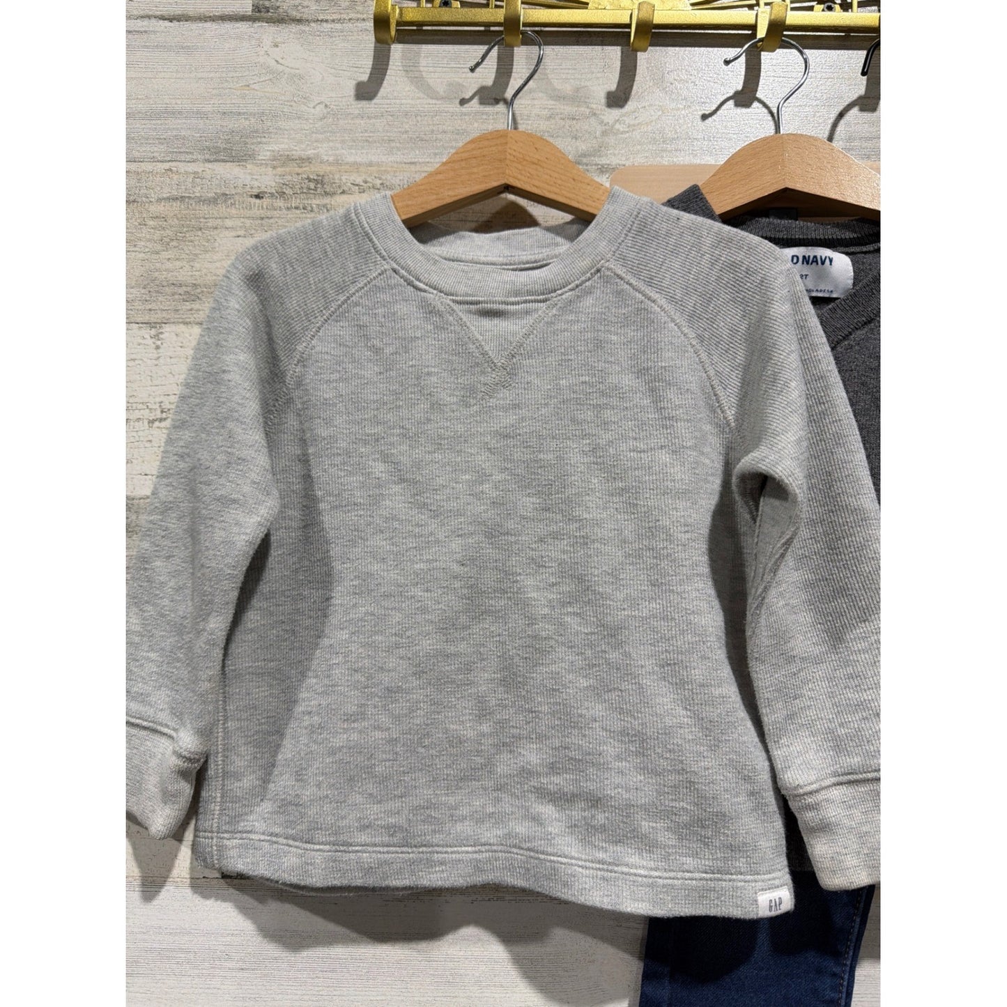 Gap Old Navy Wonder Nation Boys 2T Cars Grey Basics Shirts Jeans Bundle2