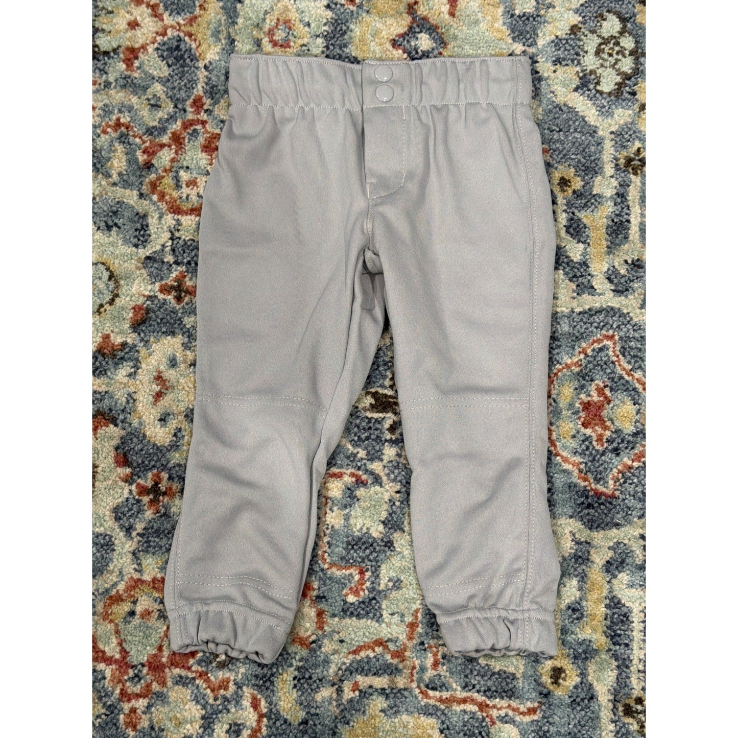 Champro Sports Softball Pants Girls XS Gray Elastic Waist Cuffs NWT0