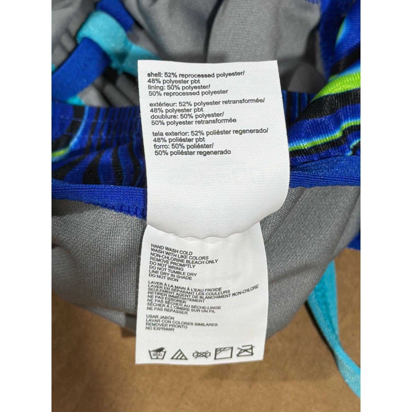 Speedo Swimsuit Women 26 Psychedelic Endurance+ Training One Piece EUC4