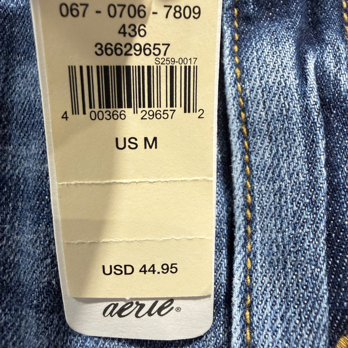 Aerie Distressed Denim Shorts Women M Blue Cotton Blend Boho Summer NWT2
