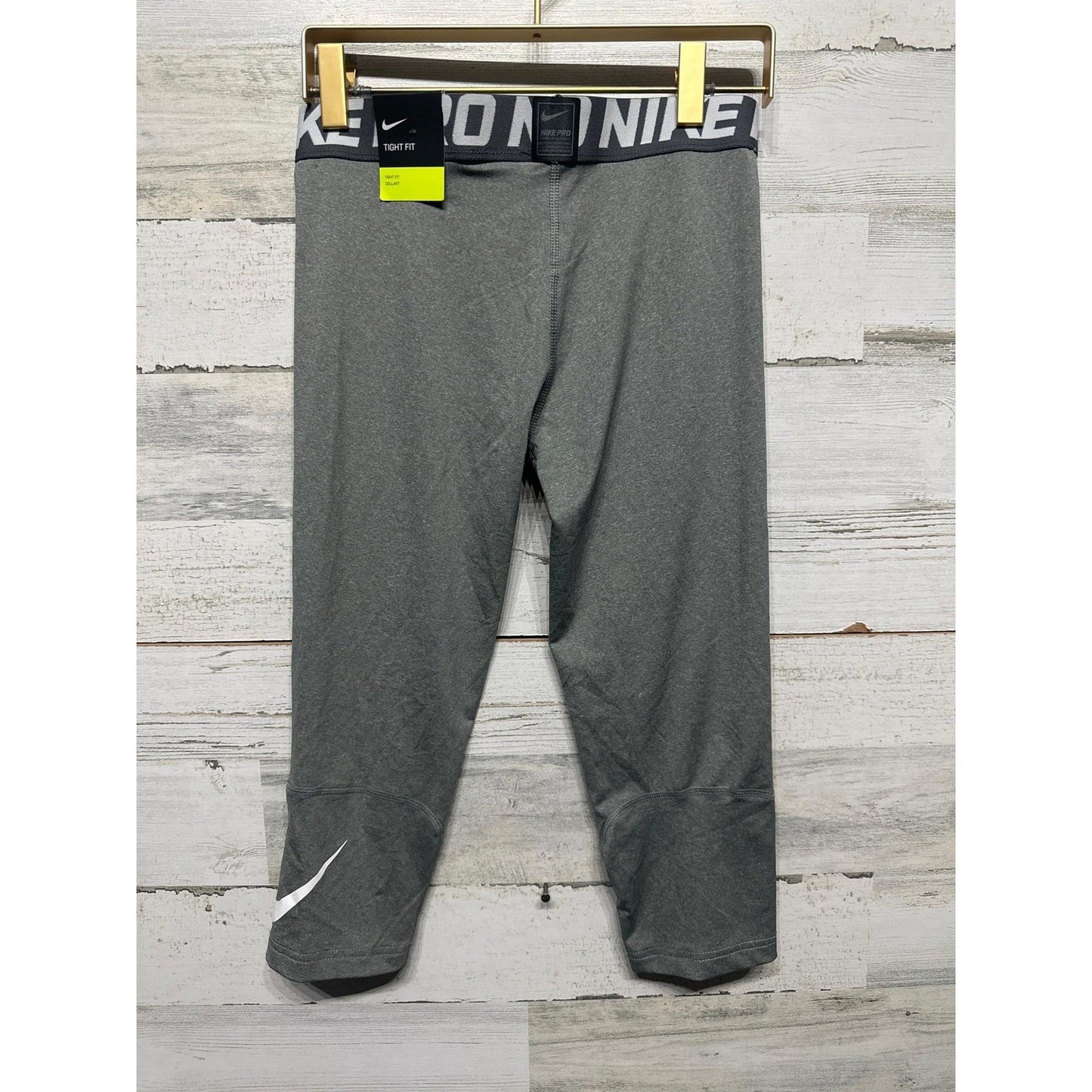 Nike Pro Tight Fit Dri-FIT 3/4-Length Tights Boys Large NWT1