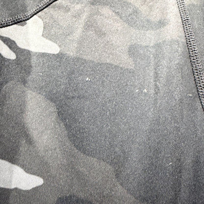 Athleta Camo Active Leggings Womens L Black Grey Camouflage GUC*6