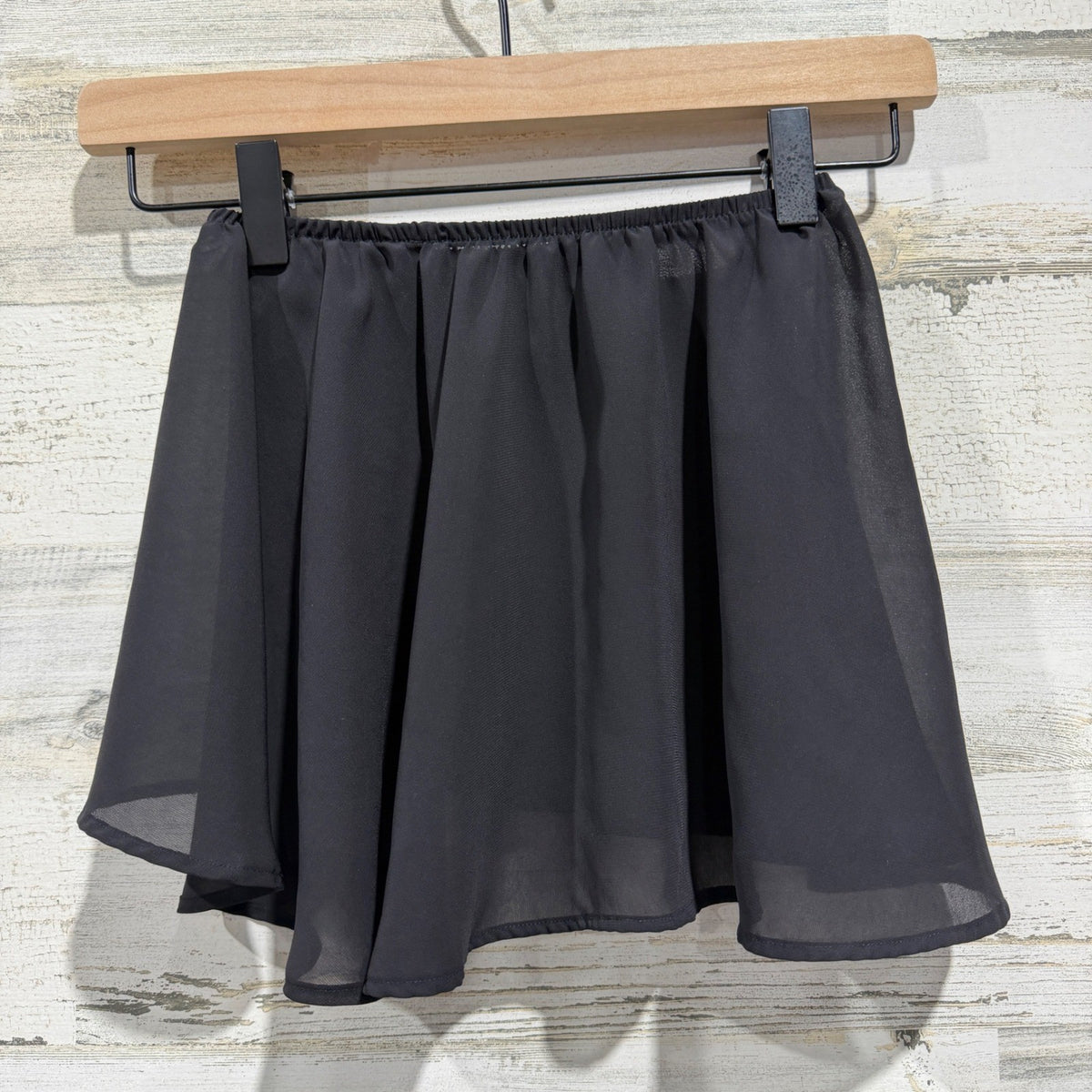 Bloch Mock Wrap Skirt Girls 8-10 Black Dancewear Ballet Classic2