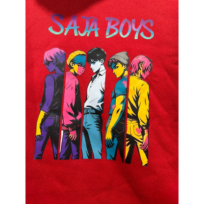 Saja Boys Jacket Boys Fits 7/8 (130) KPop Demon Hunters Graphic Streetwear1