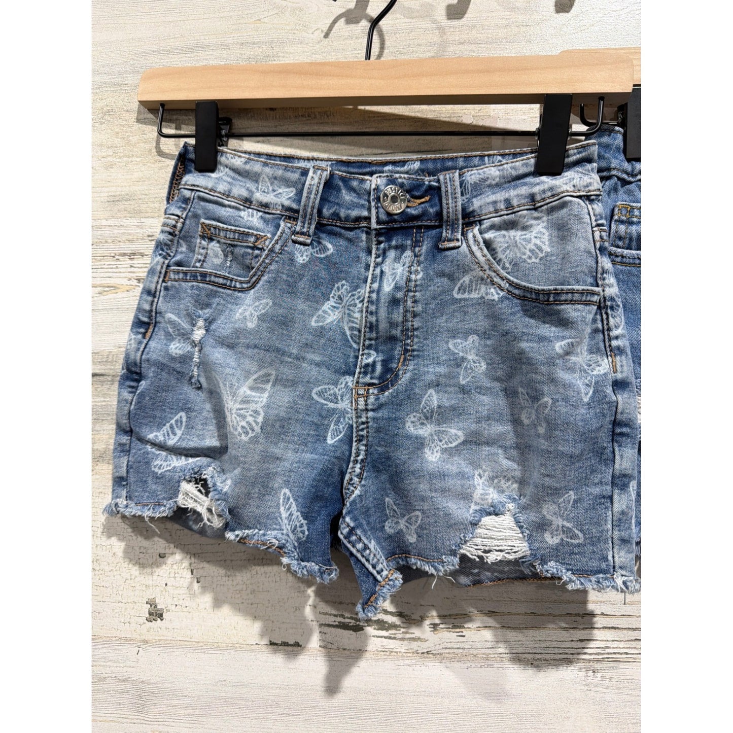 Cat & Jack Justice Old Navy Girls 10/12 Summer Bundle Shorts Shirts EUC5