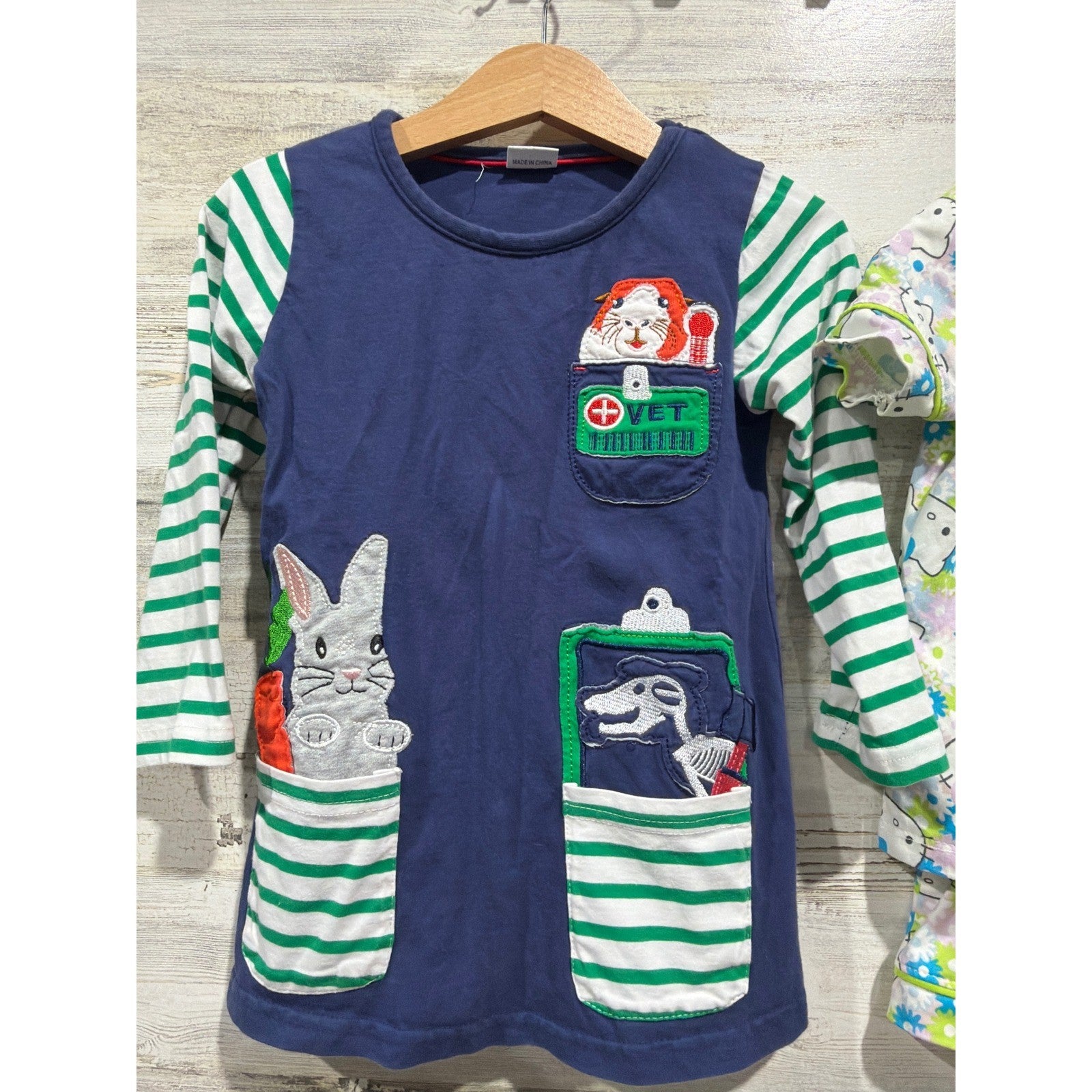 Hello Kitty Cat & Jack Girls 2T Pink Navy Bundle Pajamas Dress Shorts EUC3