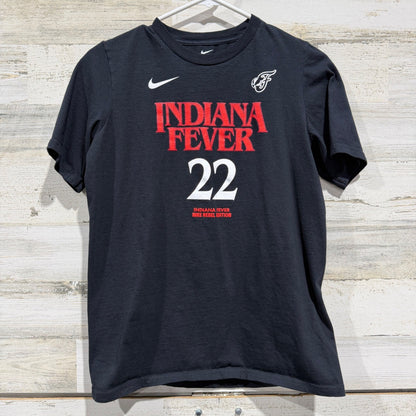 Nike Caitlin Clark Indiana Fever T-Shirt Kids L Black Cotton WNBA Rebel Edition0