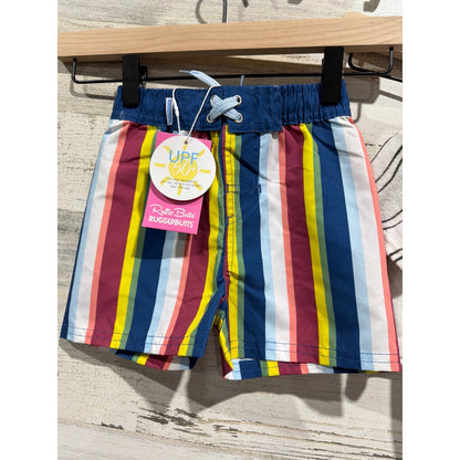 RuggedButts Grayson Mini Summer Bundle Boys 18M Color Striped Terry NWT3