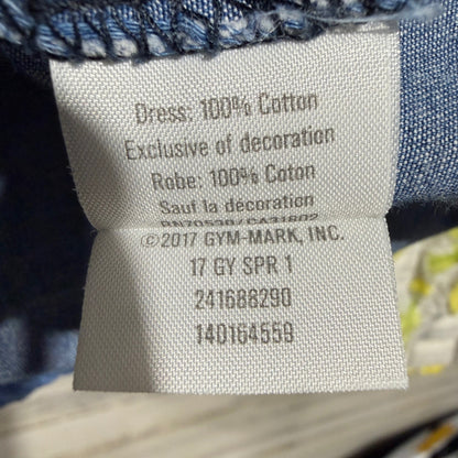 Etta Vee Gymboree Embroidered Dresses Girls 4T Blue White Cotton Summer Lot8