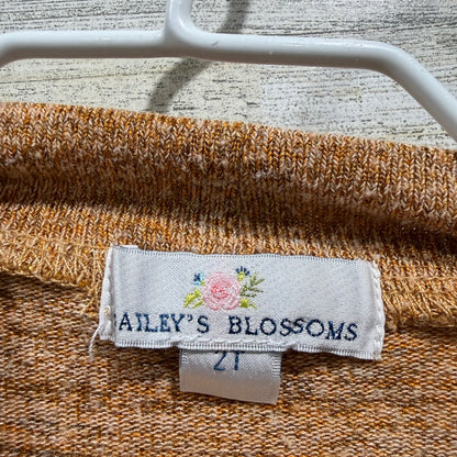 Bailey's Blossoms Turkey Outfit Set Girls 2T Brown Cotton Thanksgiving Holiday3