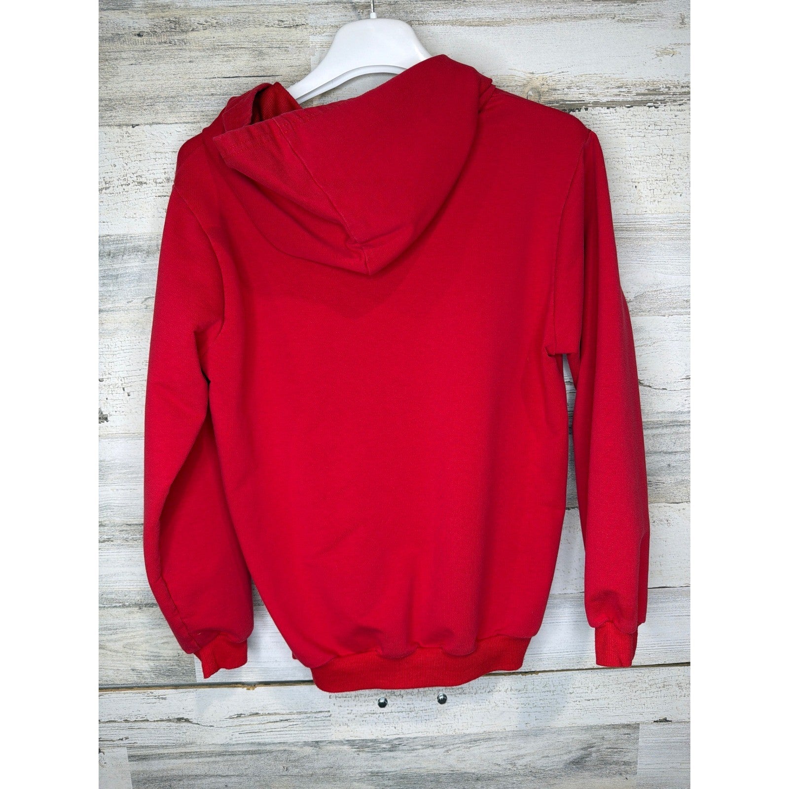 Cristiano Ronaldo CR7 Hoodie Kids 10/12 Red SIUUU Soccer Graphic EUC2