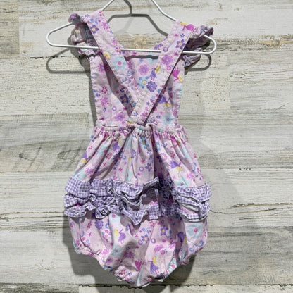 Southern Sunshine Kids Ruffle Bubble Girls 18M Pink Fairy Sparkle Boutique EUC2