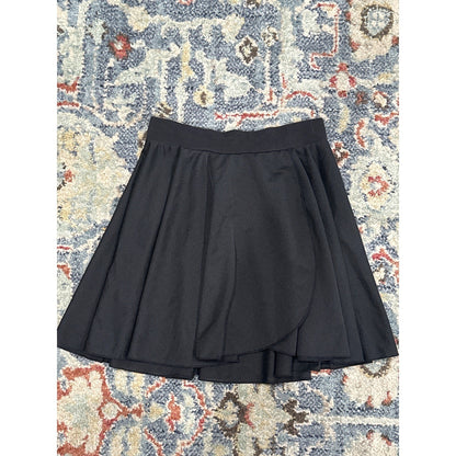 Motionwear Dance Skirt Girls Large Child Black Skater Athletic EUC0