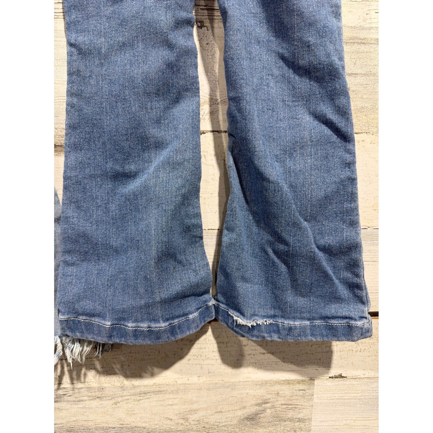 Hayden Wallflower Jeans Girls 6 Blue Distressed Embroidered Flare Bundle6