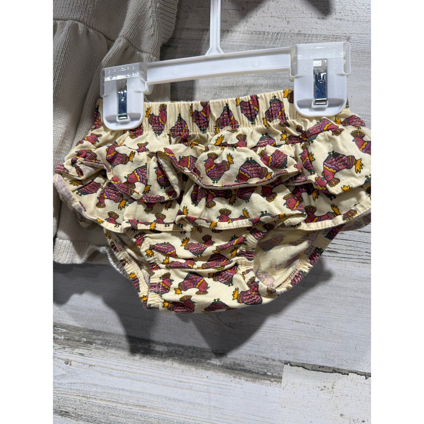 Tea Mud Pie Carter's Bundle Baby Girls 12M  Floral Gauze Boho Earth Neutral6