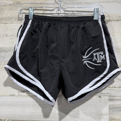 Texas A&M Basketball Shorts Women Small Black Polyester Collegiate EUC0