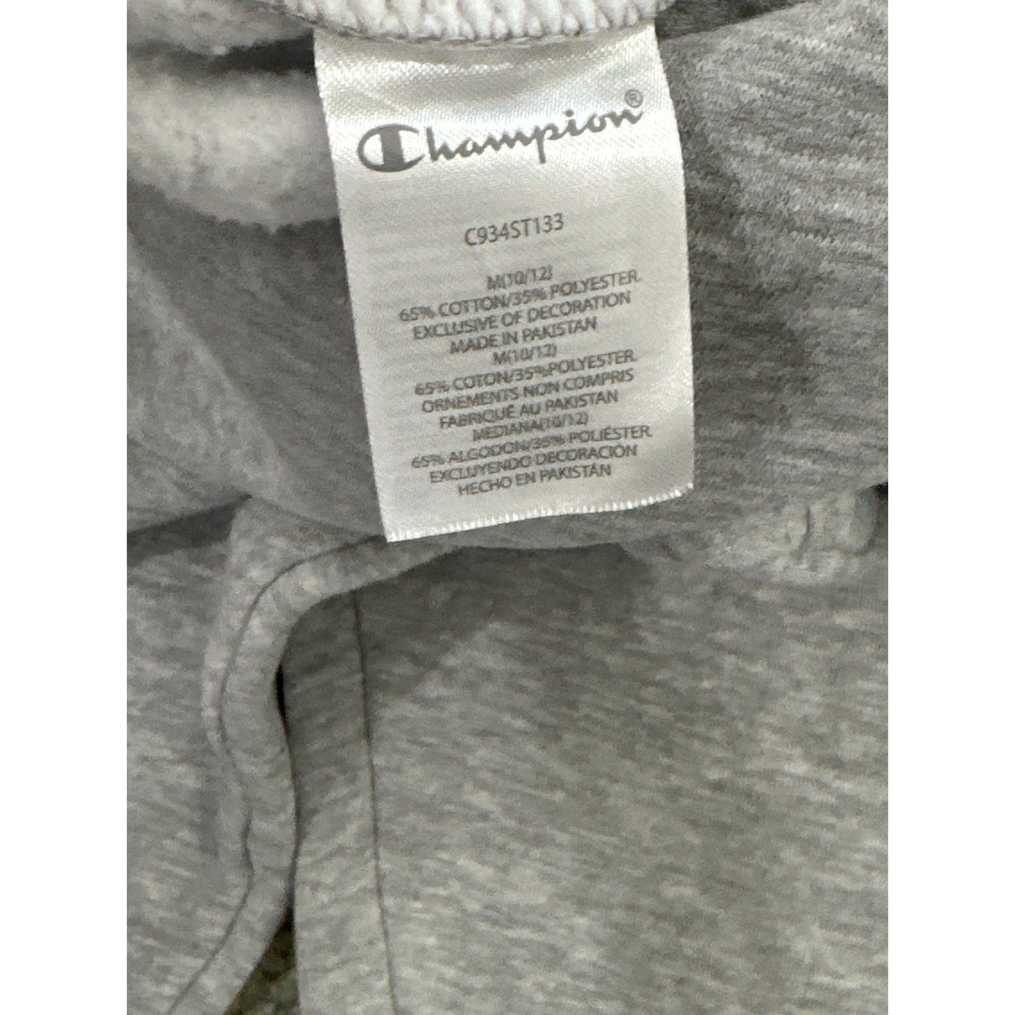 Champion Jogger Sweatpants Kids Size M 10/12 Gray EUC3
