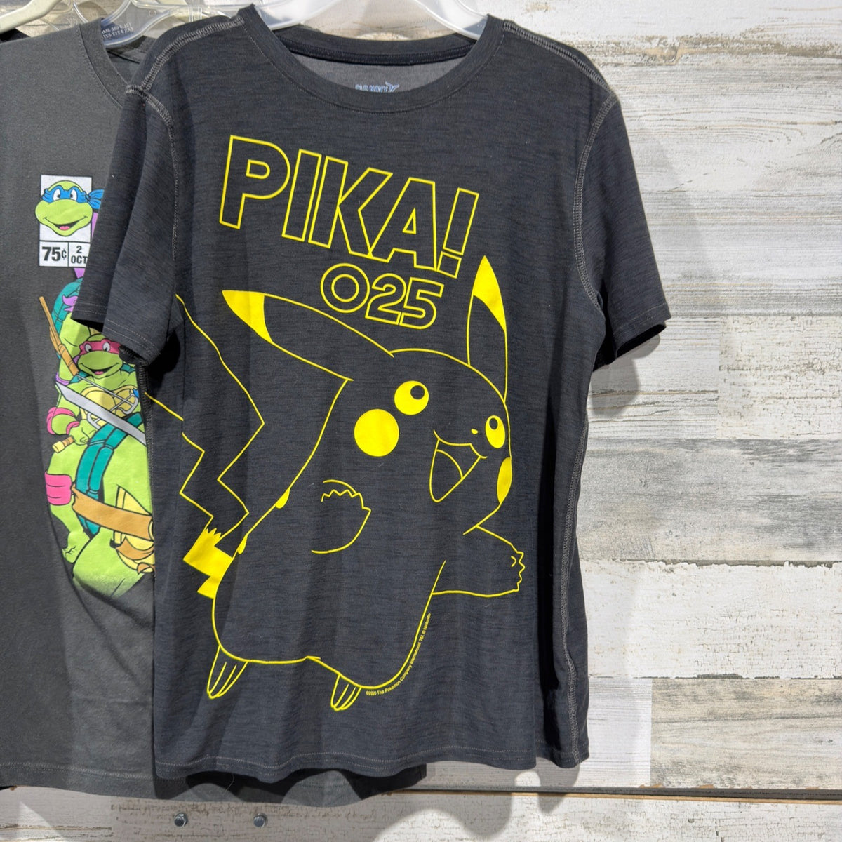Old Navy Art Class TMNT Class Club Pikachu Tee Bundle Boys XL 14/16 EUC1