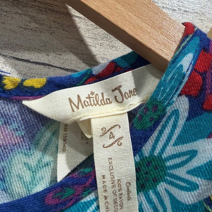 Matilda Jane Cat & Jack Dress Pants Bundle Girls 4 Blue Green Floral Ruffle Boho2