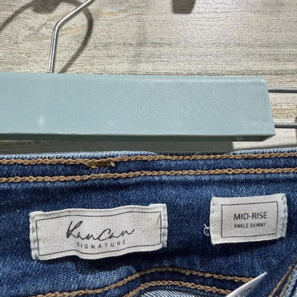 KanCan Signature Ankle Skinny Jeans Juniors Size 22" / 00 Distressed Denim3