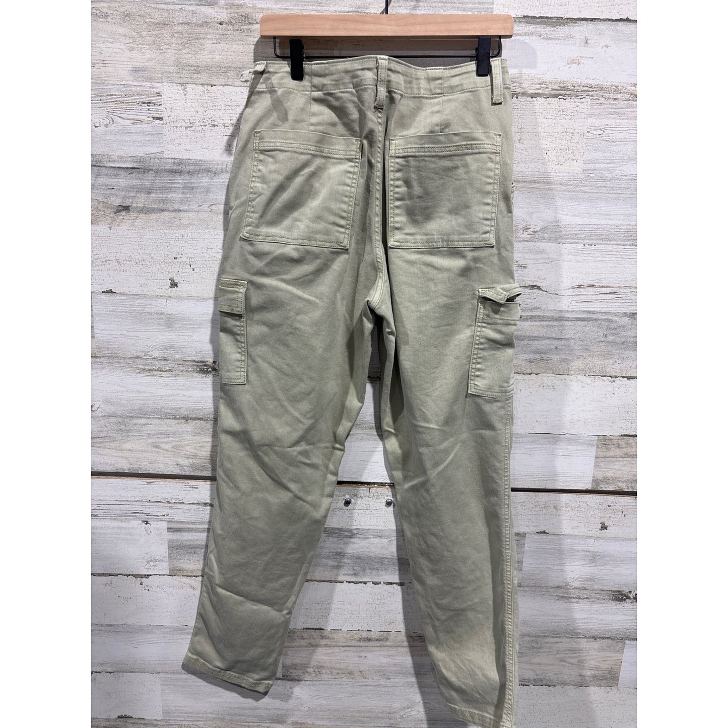Universal Thread Cargo Jeans Women 8 Green Utility Gorpcore *Flawed2