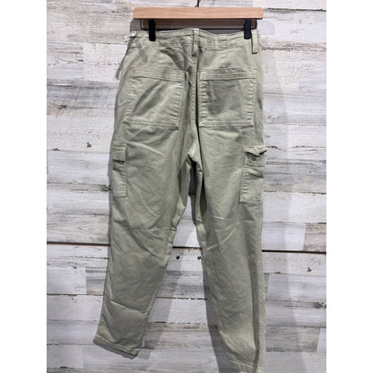 Universal Thread Cargo Jeans Women 8 Green Utility Gorpcore *Flawed2