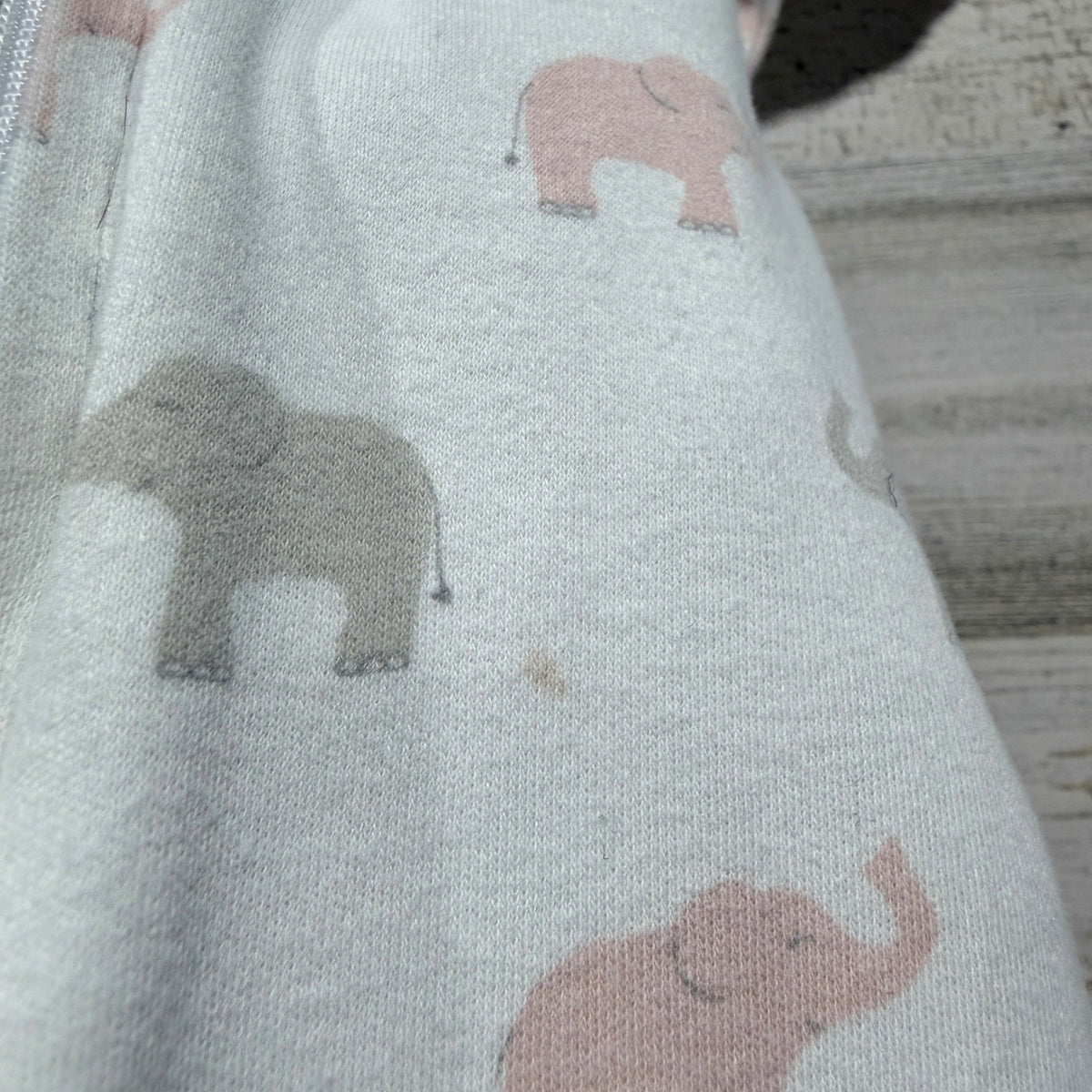 Amazing Baby Swaddle Sack Girls 3-6M Pink Elephant Transitional *Flawed2