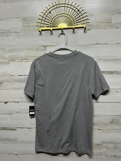 Best Dog Dad T-Shirt Mens Small Gray Graphic Tee Paw Print NWT1