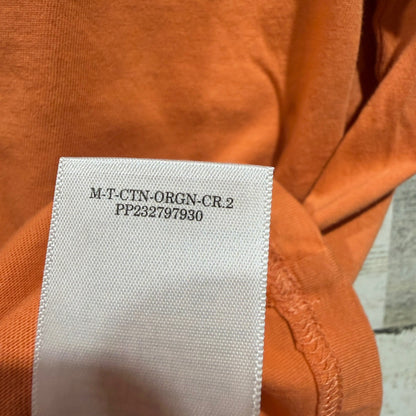 Everlane Uniform Organic Cotton Crew T-Shirt Mens Medium Orange Solid Basic EUC3