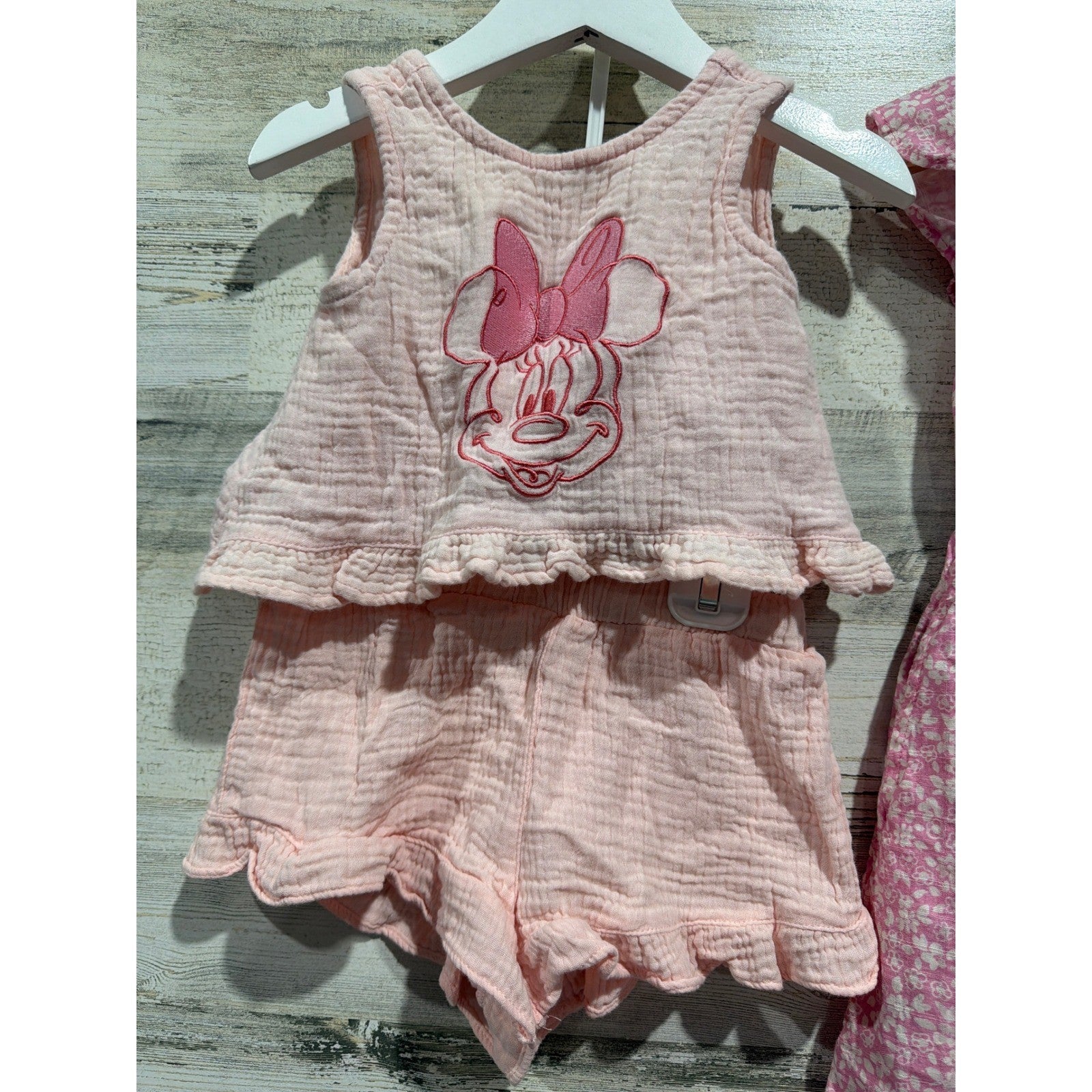 Disney Mixed Brand Summer Bundle Girls 3T 4T Pink Coral Minnie Princess3