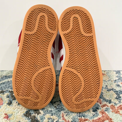 Adidas Campus 00s Kids Size 13K Red Suede Chunky Skater Sneaker Play *Flawed11