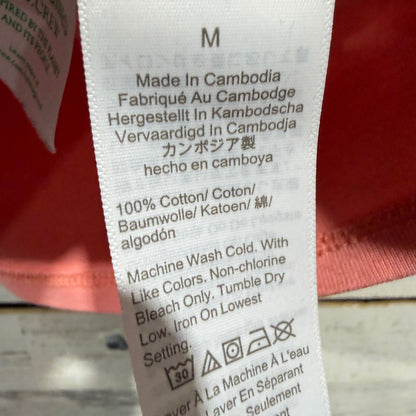 J.Crew Perfect Fit T-Shirt Women M Pink 100% Cotton Re-imagined Flawed*4