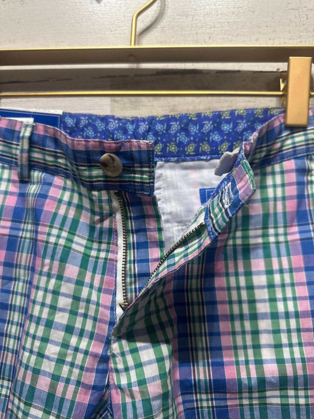 J.Bailey Pete Shorts Boys 7 Multicolor Plaid Classic Preppy NWT3