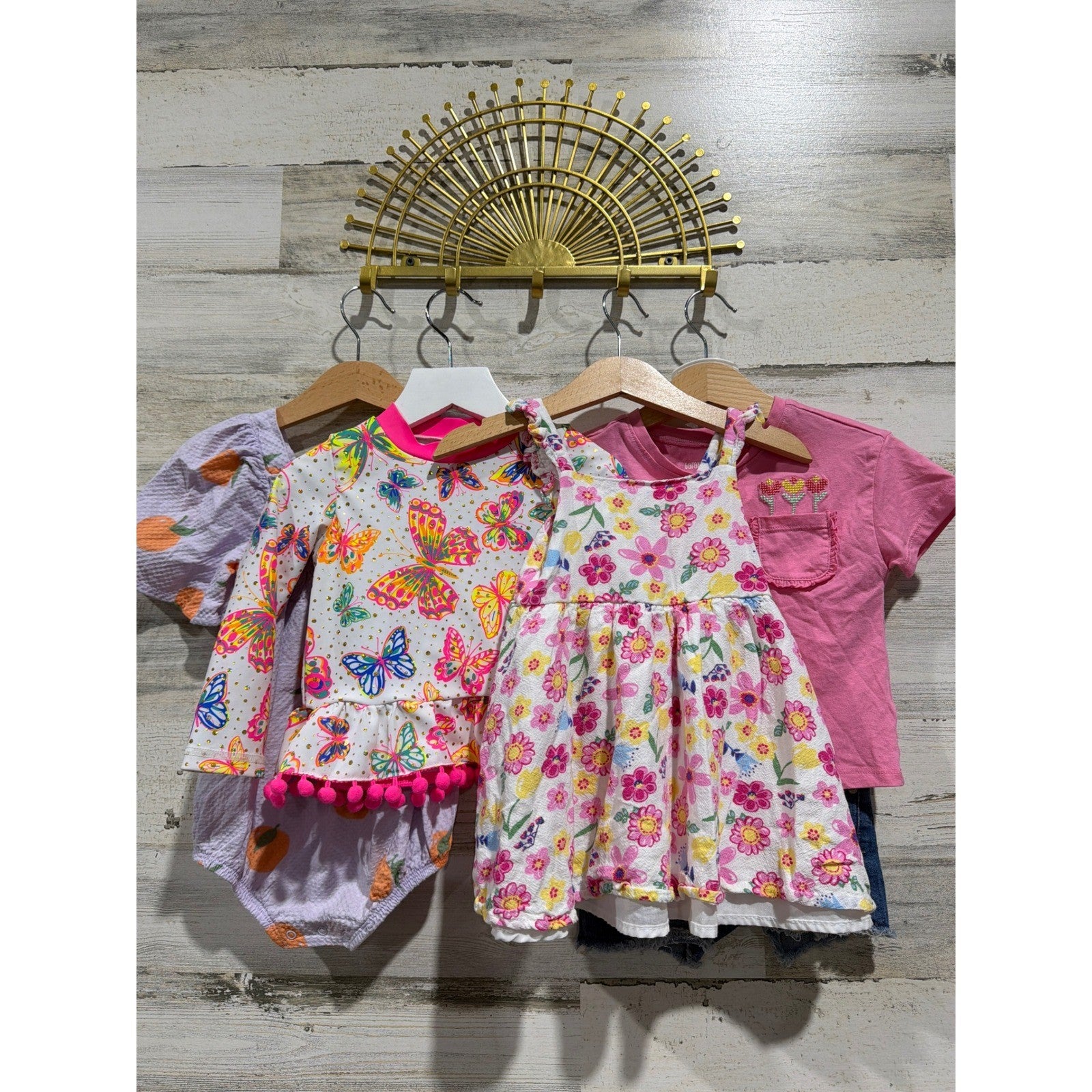 7 For All Mankind Betsey Johnson Baby Girls 18M 24M Summer Bundle EUC0