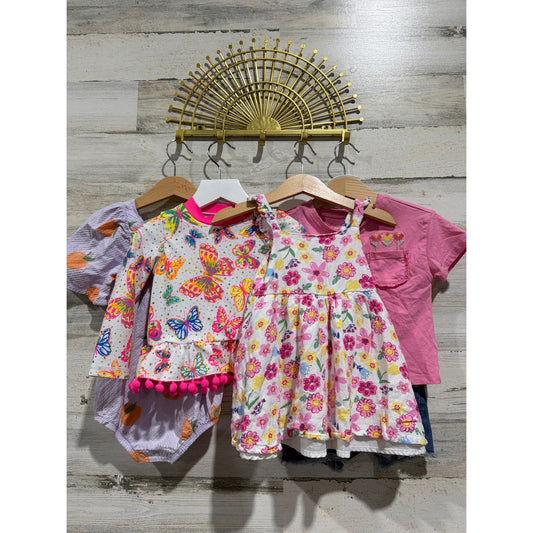 7 For All Mankind Betsey Johnson Baby Girls 18M 24M Summer Bundle EUC0