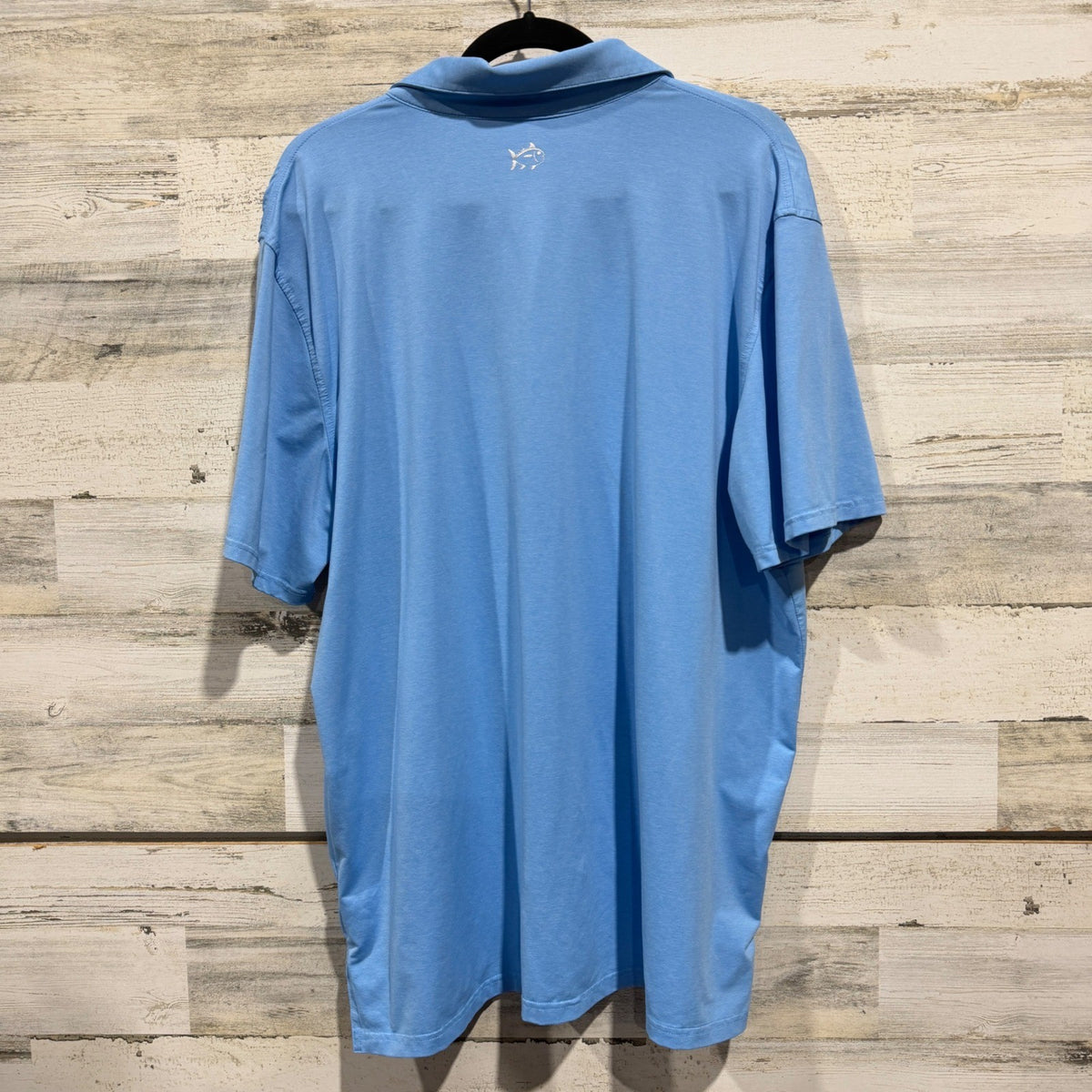 Southern Tide Brrr Performance Polo Shirt Men XXL Blue Solid Preppy EUC5