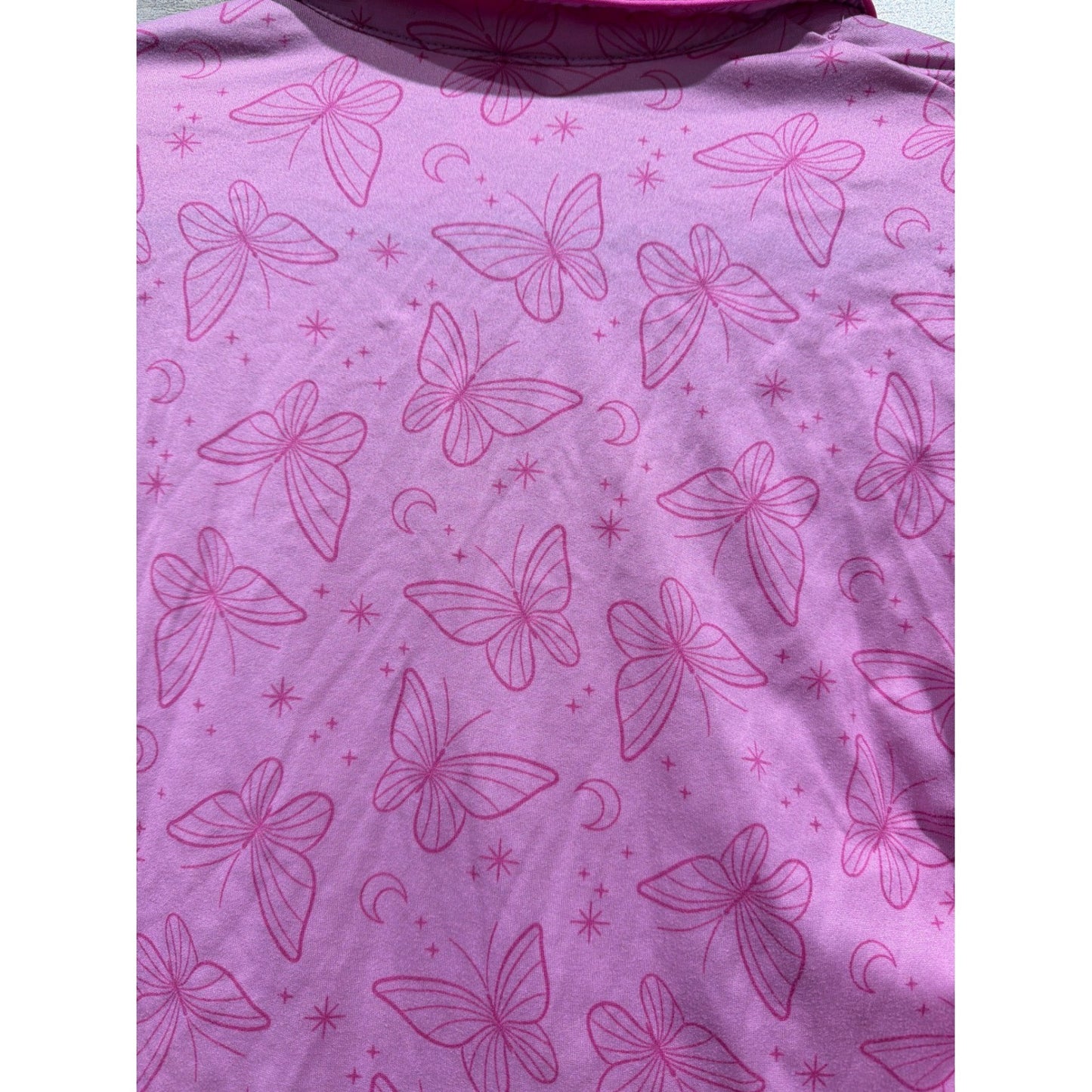 Art Class Pajama Set Girls XXL 16/18 Pink Butterfly Sleepwear Butterflycore EUC5