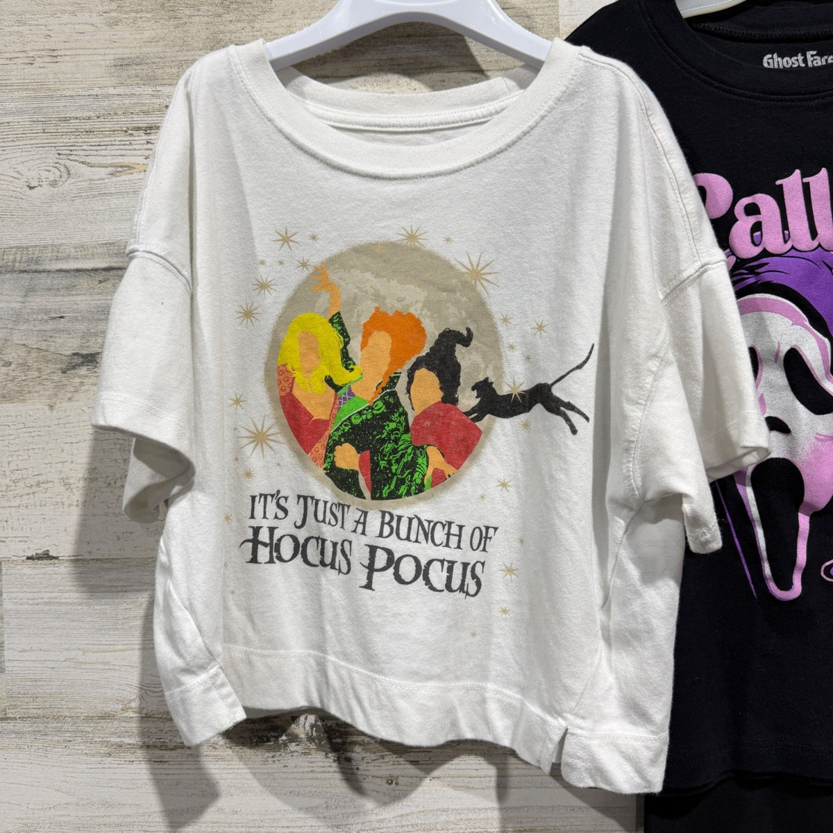 Old Navy Disney Ghost Face Halloween Bundle Girls L 10-12 Black White Cotton2