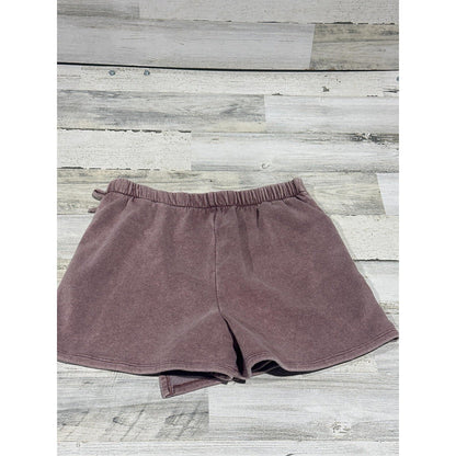 Bixby Nomad Skort Girls XL Mauve Fleece Wrap Front Side Tie3