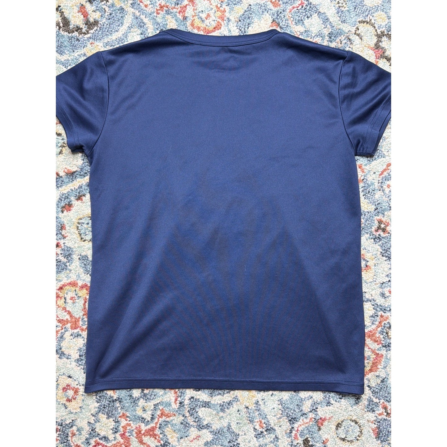 Nike T-Shirt Women L Navy Blue Yankees MLB Performance NikeFIT NY New York EUC2