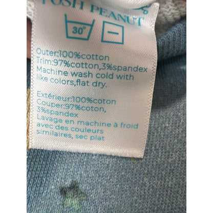 Posh Peanut Sweatshirt Kids 4T Blue Moon Star Celestial Bamboo Core NWT2