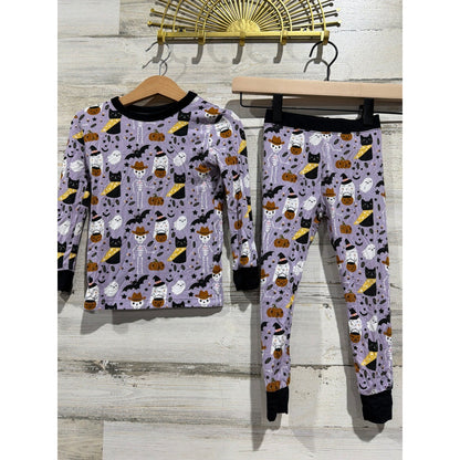 Emerson and Friends Pajamas Girls 2T Purple Halloween Bamboo Spooky EUC0