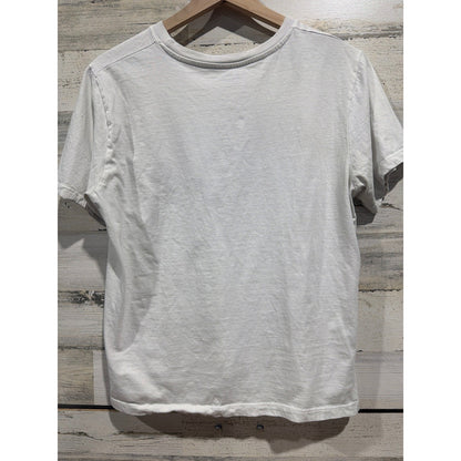 Cotton On Graphic Tee Boxy Women M White California Clubhouse Los Angeles EUC3