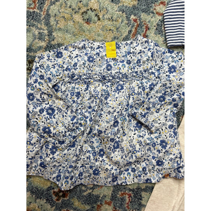 Feather Baby Nannette M&S Blue Zoo Girls 6-9M Blue Pink Floral Animal Bundle5
